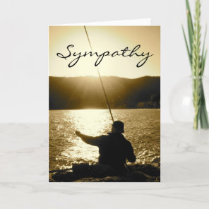 Sympathy Card for Man Who Loved Fishing