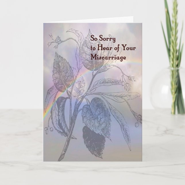 Sympathy Card for Miscarriage (Front)