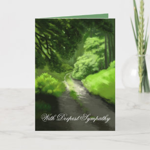 Sympathy Card from Us: Mother Forest Scene