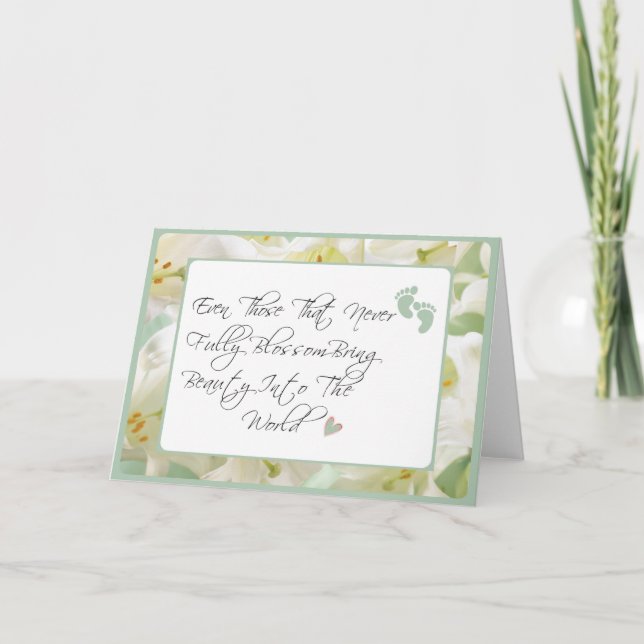 Sympathy Card Loss of Baby/Miscarriage/Stillbirth (Front)