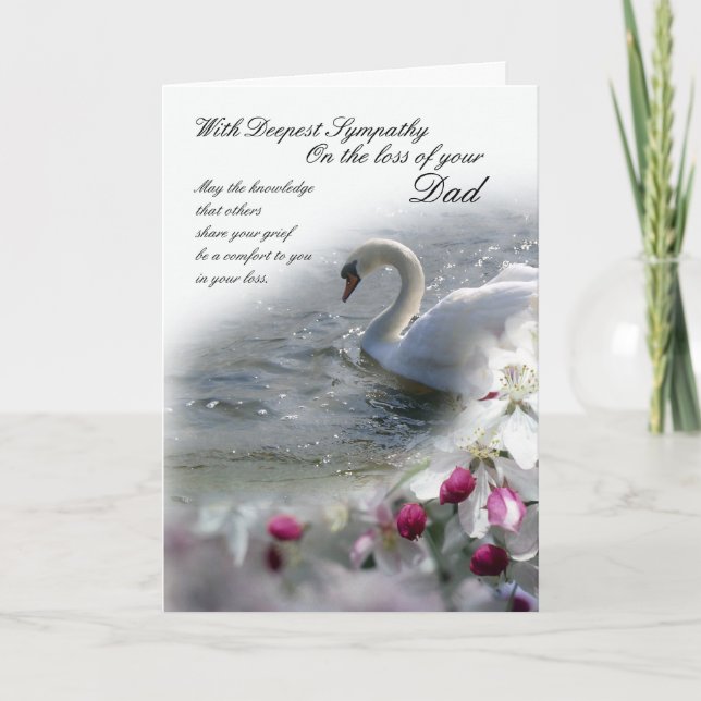 Sympathy card loss of Dad (Front)