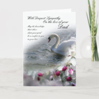 Sympathy card loss of Dad