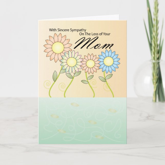 Sympathy card loss of Mom (Front)
