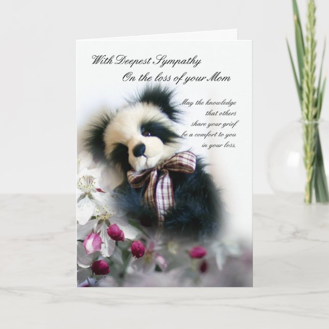 Sympathy card loss of Mom (Front)