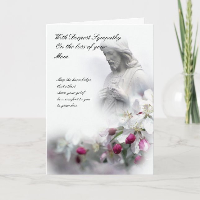 Sympathy card loss of Mom (Front)