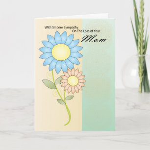 Sympathy card loss of Mom