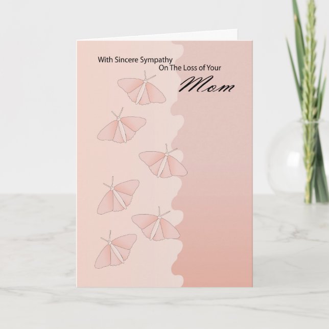 Sympathy card loss of Mom (Front)