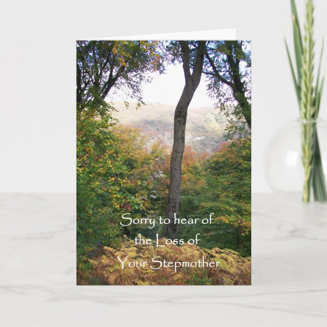 Sympathy Card, Loss of Stepmother Card (Front)