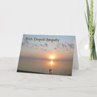 Sympathy Card - On the beach