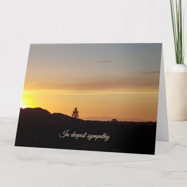 Sympathy card - simple (Front)
