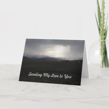 Sympathy Card Storm Brewing by Rinchen365flower at Zazzle