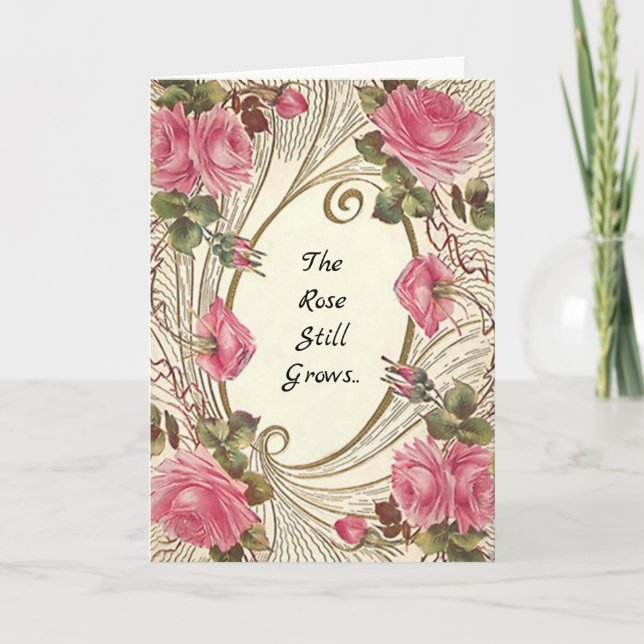 Gibson - The Rose Beyond The Wall - Sympathy Card