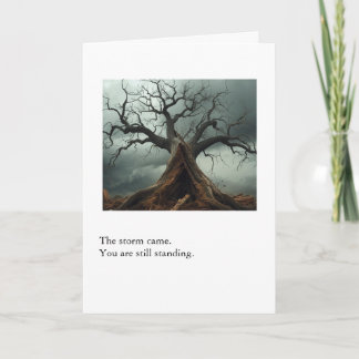 Sympathy Card – The Storm Came, You Are Still Stan