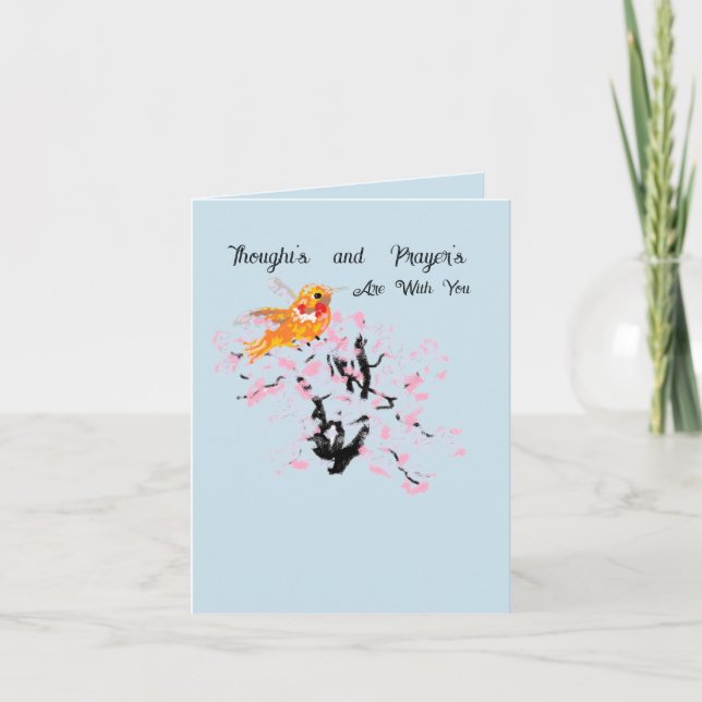 Sympathy Card : Thinking Of You (Front)