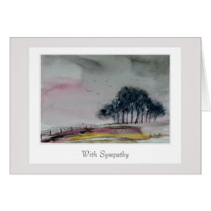 Sympathy Card with a caring verse