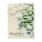 Sympathy Card with Music and Flowers