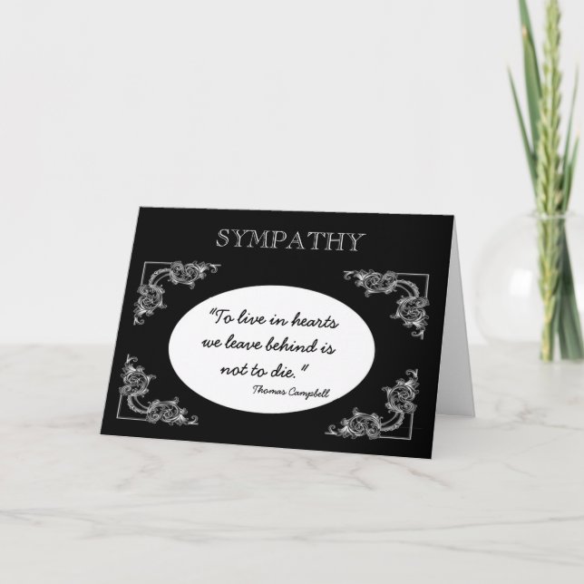 Sympathy cards text to customize (Front)