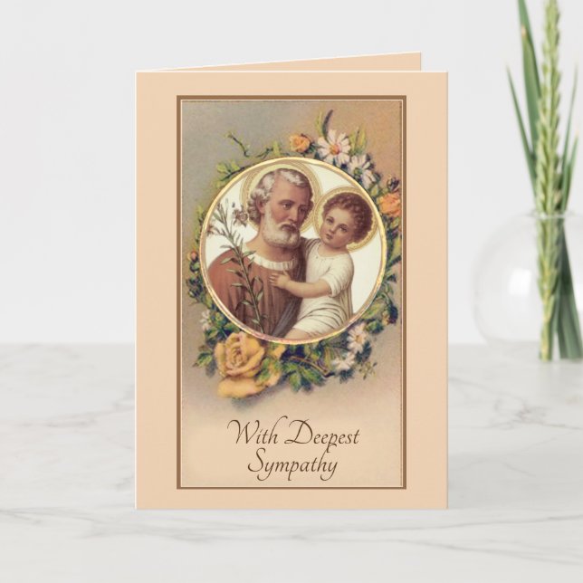 Sympathy Catholic Mass Offering Card (Front)