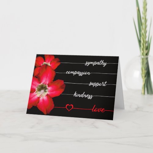 Sympathy CompassionYour Gifts Mattered Thank Thank You Card