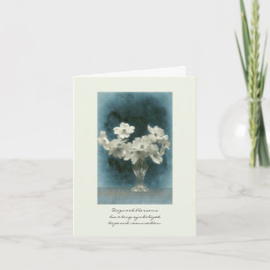 Sympathy Dogwood Symbolizes Hope Card