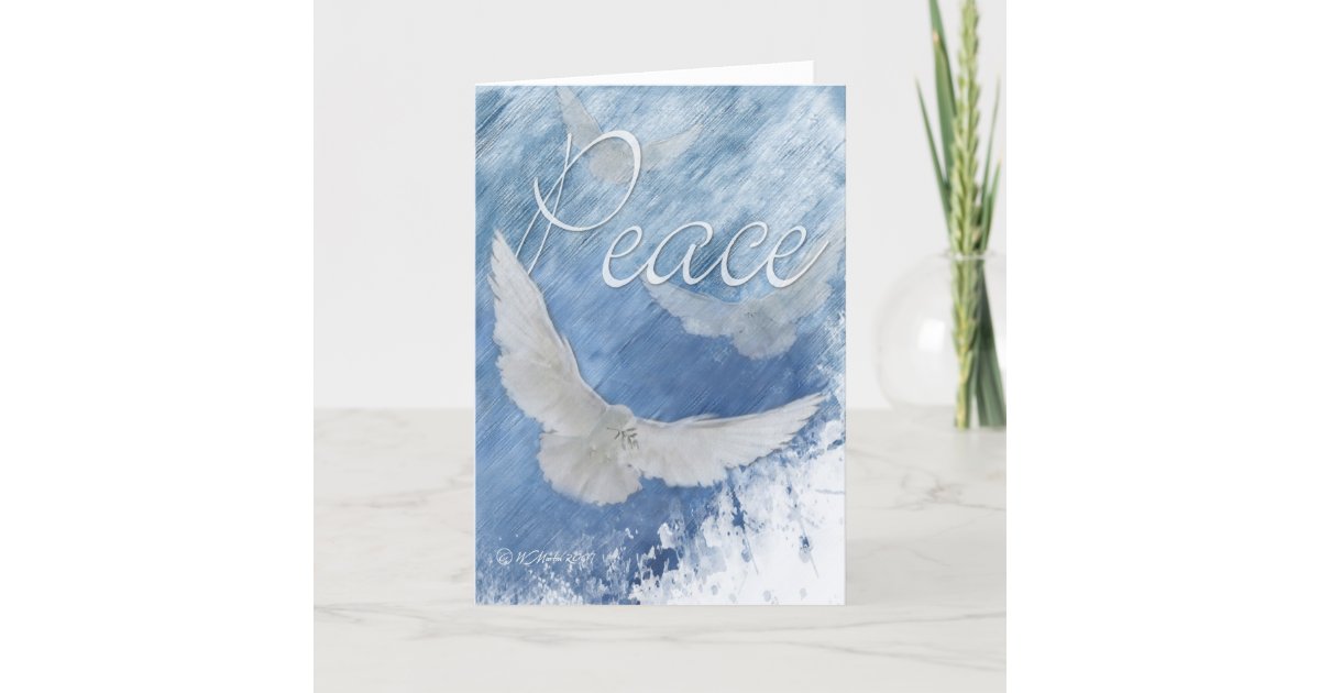 Sympathy Dove-Peace Card | Zazzle.com