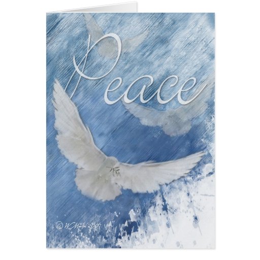 Sympathy Dove-Peace Card | Zazzle