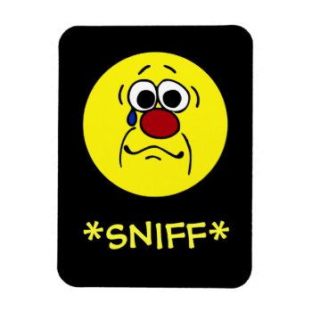 Sympathy Face Grumpey Magnet by disgruntled_genius at Zazzle