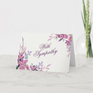 Sympathy Floral Card