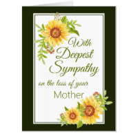 Sympathy Floral Yellow Sunflower Mother Jumbo