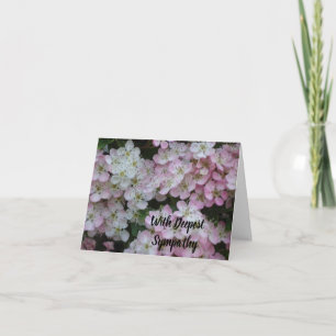 sympathy flower card