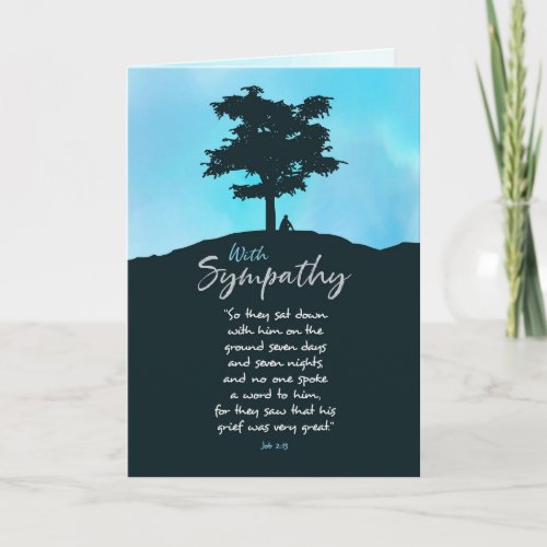 Sympathy for Grief too Great for Words Card