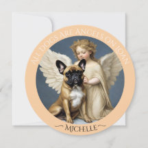 Sympathy for Loss French Bulldog Personalized 