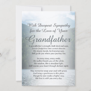 Sympathy for Loss of a Grandfather Card
