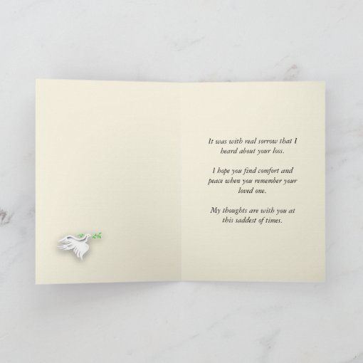 Sympathy for loss of grandson card Zazzle