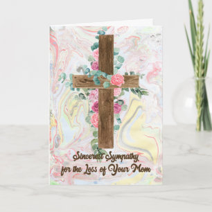 Sympathy for Person who Lost Mother Card