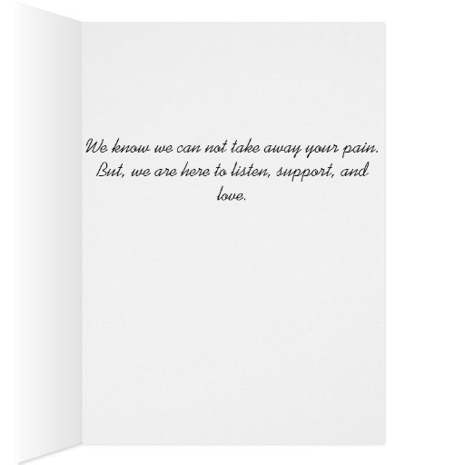 Sympathy for Suicide Survivors Card | Zazzle