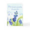 Sympathy For Your Loss Blue Watercolor Flowers