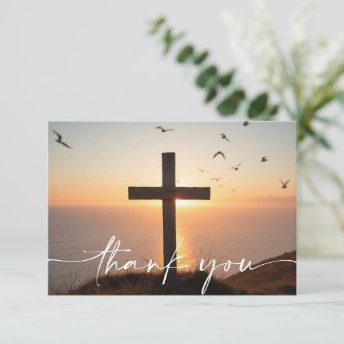 Sympathy Funeral Memorial Cross Sunrise Ocean