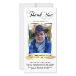 Sympathy Funeral Memorial White THANK YOU Photo Sympathy Funeral Memorial White THANK YOU Photo