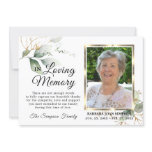 Sympathy Funeral Memory Greenery THANK YOU Photo Sympathy Funeral Memory Greenery THANK YOU Photo