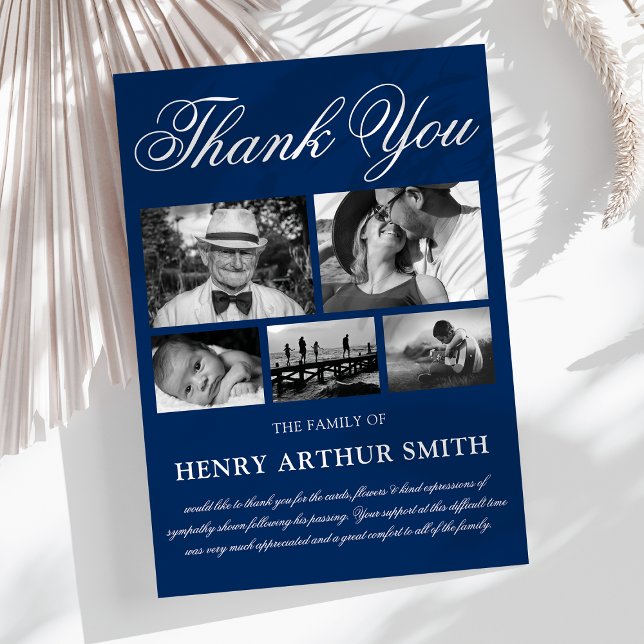 Sympathy Funeral Thank You Card (Creator Uploaded)