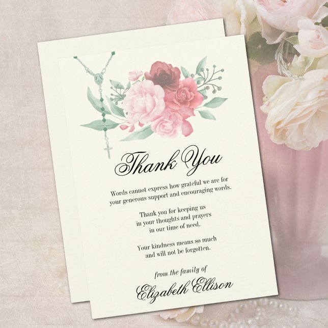 Sympathy Funeral Thank You Religious  (Creator Uploaded)