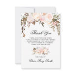 Sympathy Funeral THANK YOU Watercolor Floral Sympathy Funeral THANK YOU Watercolor Floral