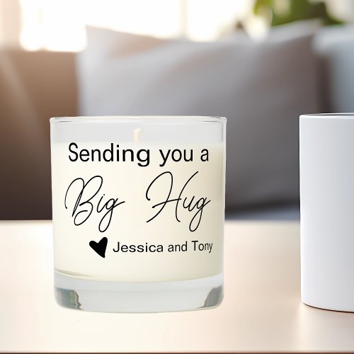 Sympathy Get Well Big Hug Scented Candle