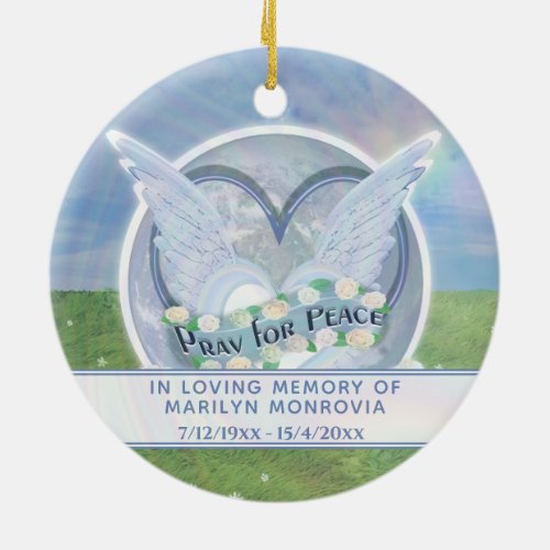 Sympathy Gift Ceramic Ornament