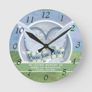 Sympathy Gift Round Clock