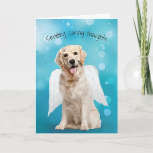 Sympathy Golden Retriever Loss of Pet   Card