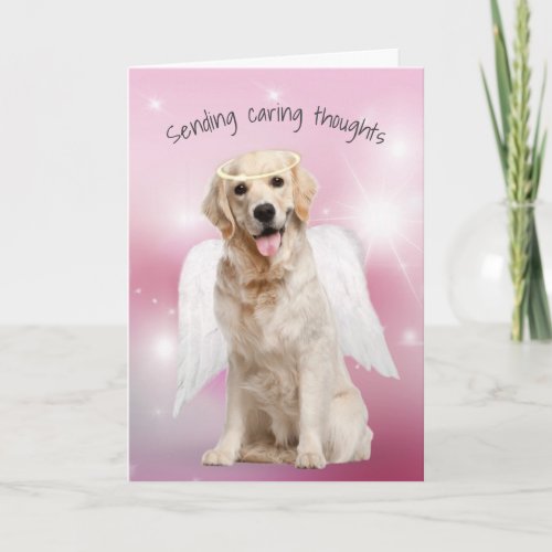 Sympathy Golden Retriever Loss of Pet Card