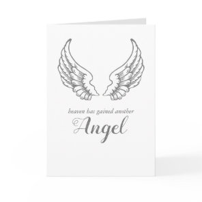 Sympathy Heaven Angel | Religious Thinking of You Card