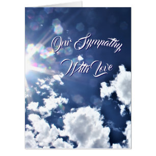 Sympathy Heavenly Clouds (Big 18 x 24) Card